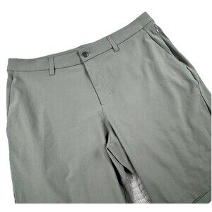 Lululemon Commission Short Men 36 Beige 11" Performance Golf ABC Relaxed